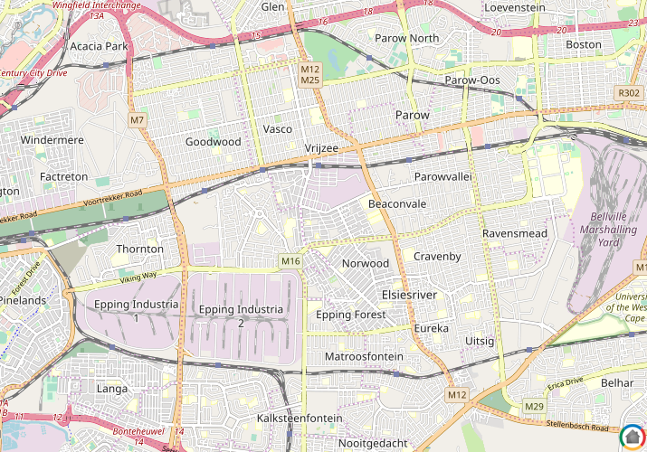 Map location of Avon